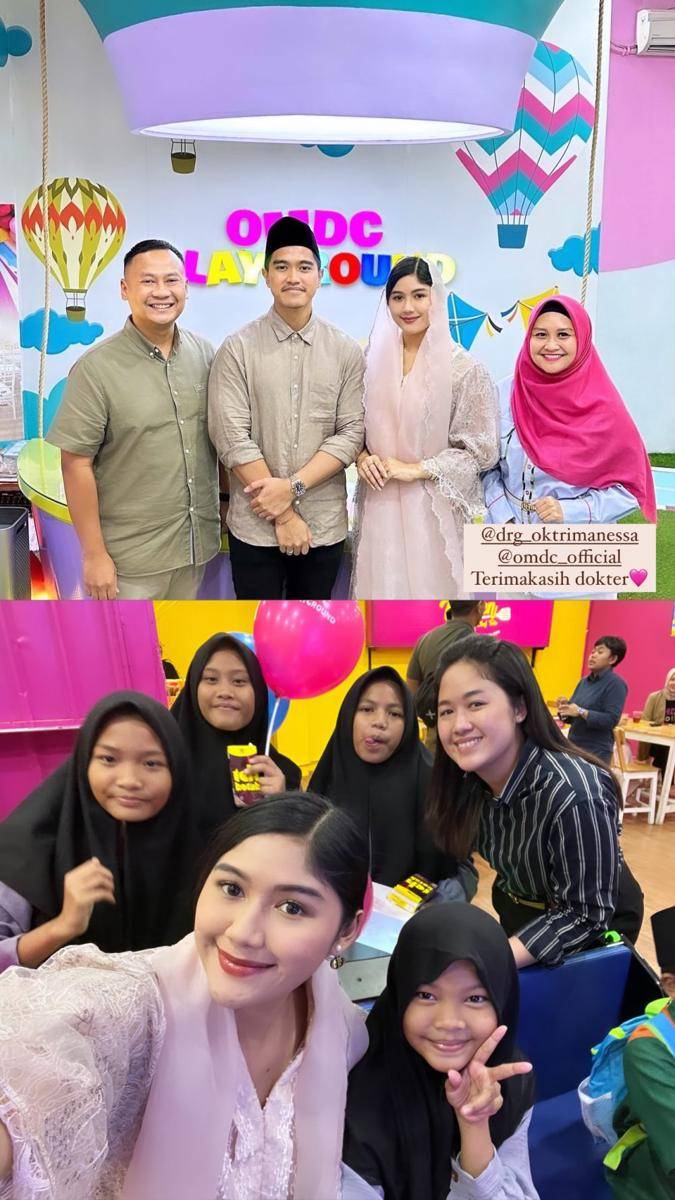Erina Gudono dan Kaesang buka puasa (Instagram.com/erinagudono)