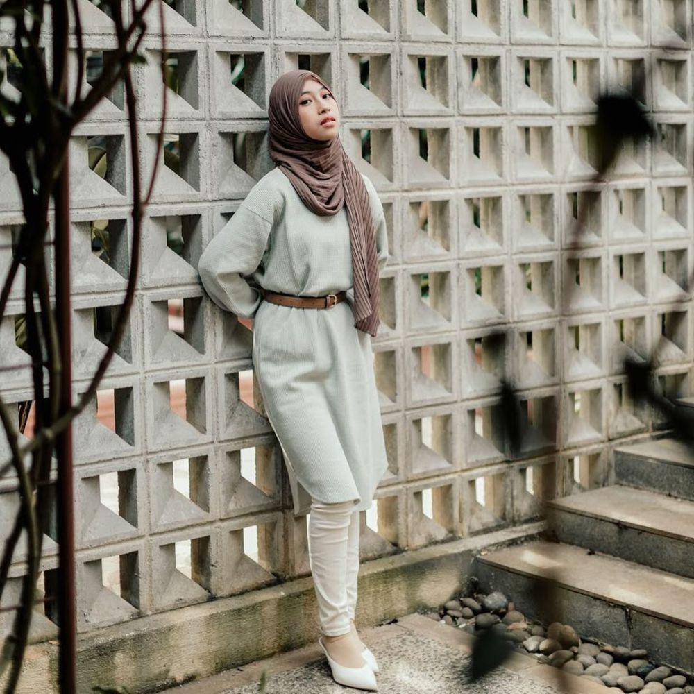 ide padu padan tunik ala artis dan selebgram (instagram.com/adiba.knza)