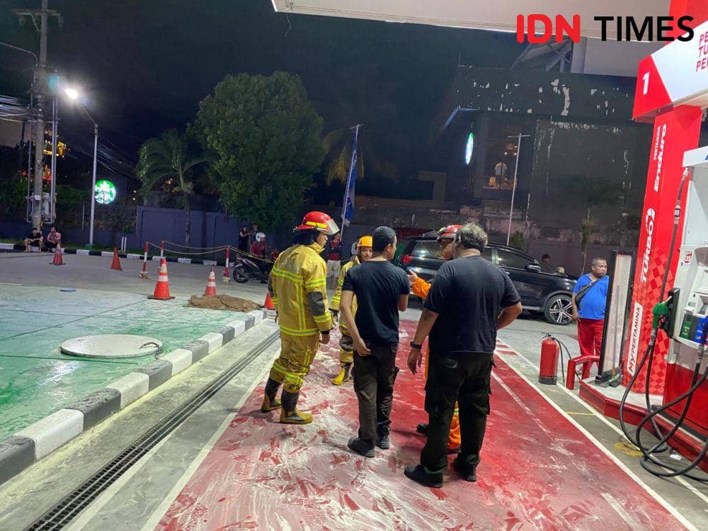 SPBU MT Haryono di Balikpapan Nyaris Habis Terbakar
