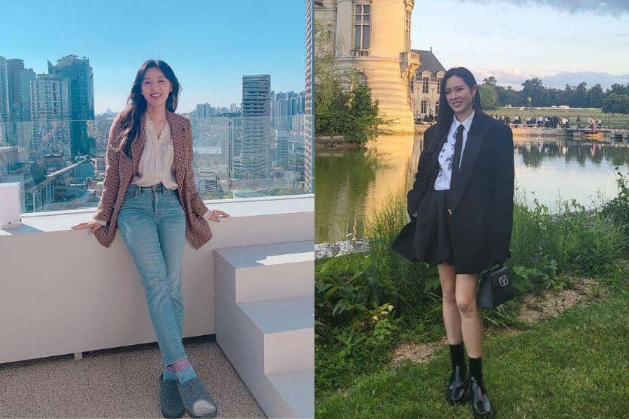 Adu gaya Son Ye Jin vs Kim Ji Won. (instagram.com/yejinhand | instagram.com/geewonii)