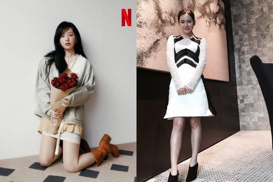 Adu gaya Son Ye Jin vs Kim Ji Won. (instagram.com/yejinhand | instagram.com/netflixid)