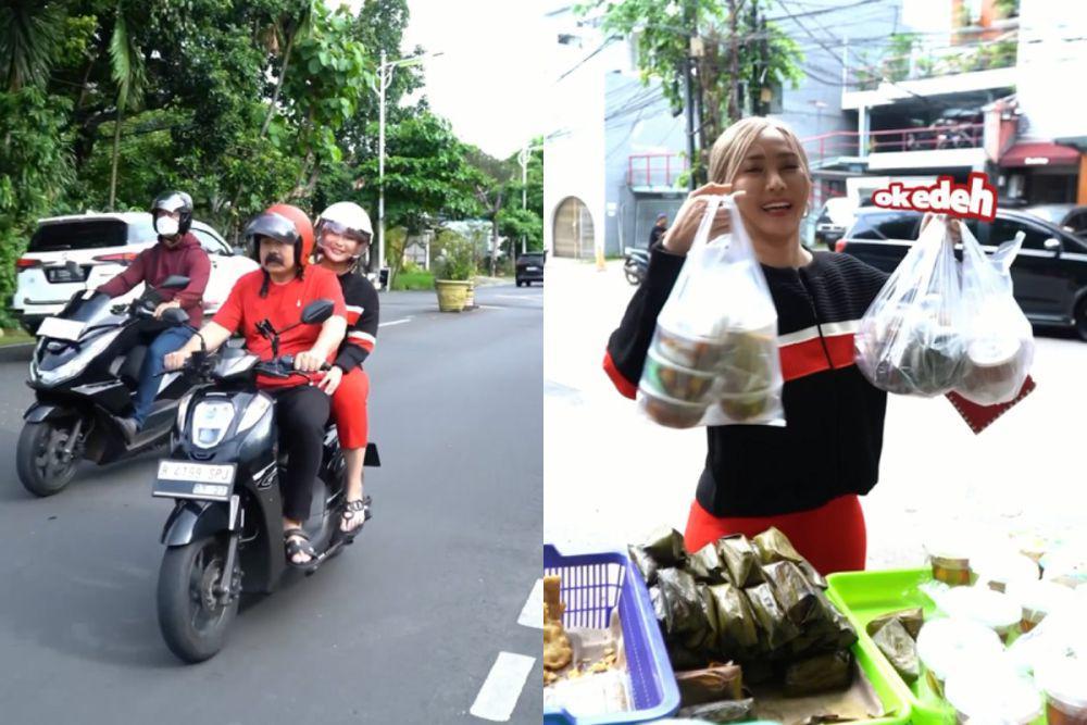 7 Potret Inul Daratista dan Adam Berburu Takjil, Berakhir Ngakak!