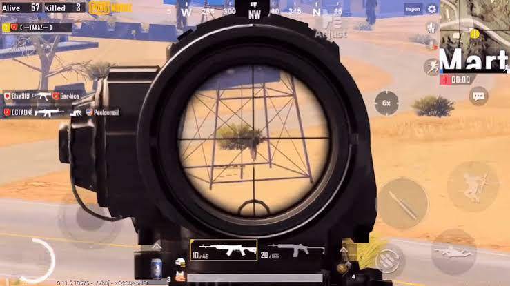 potret menggunakan senjata sniper (Level Infinite/PUBG Mobile)