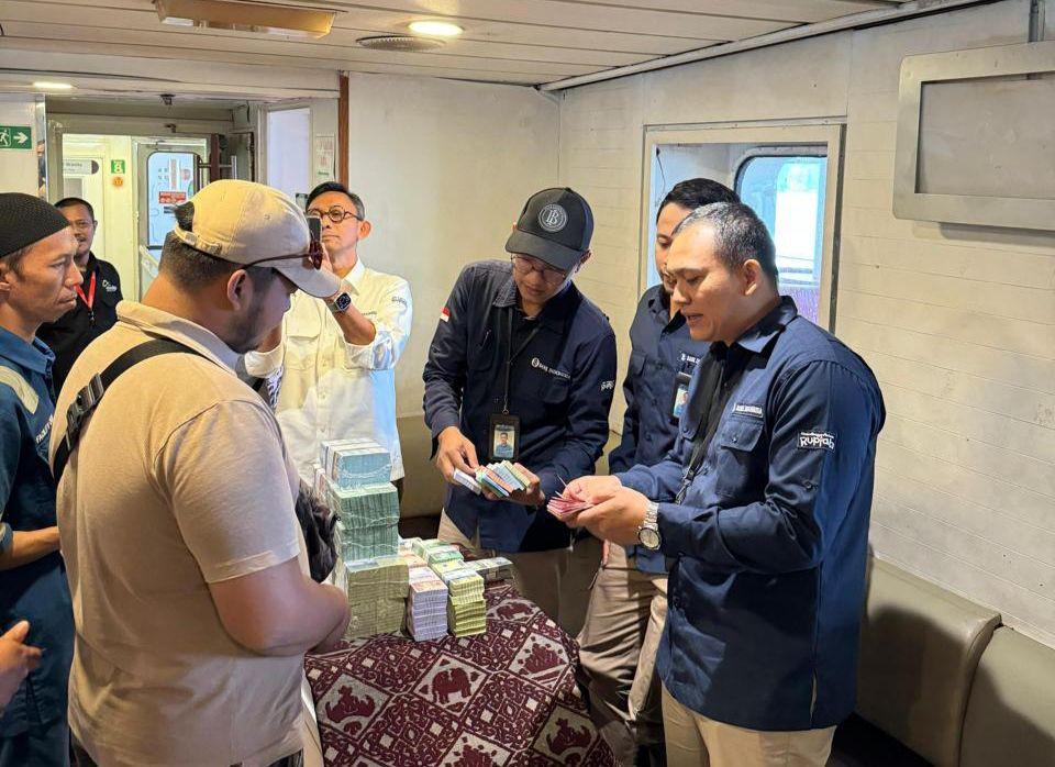 Layanan Penukaran Uang BI Hadir di Kapal Penyeberangan Bakauheni-Merak