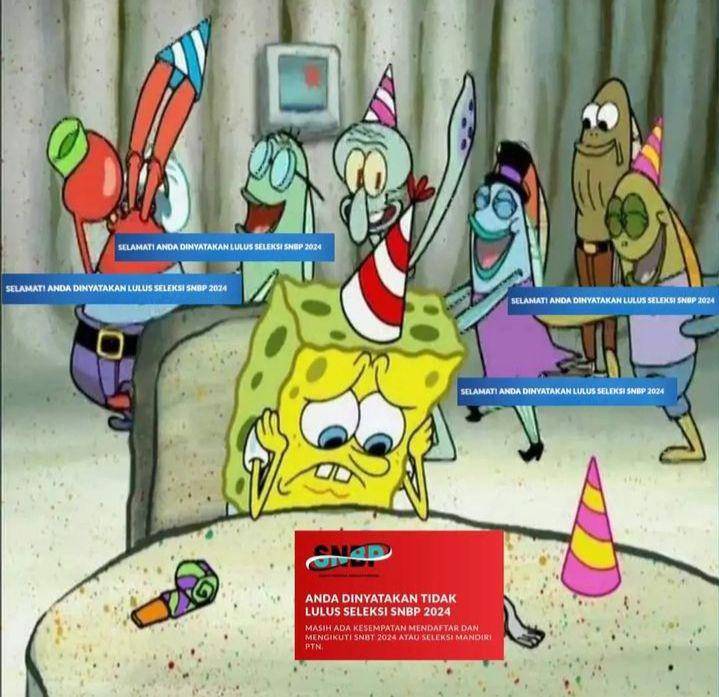 meme gak lulus SNBP (instagram.com/memecomic.id)