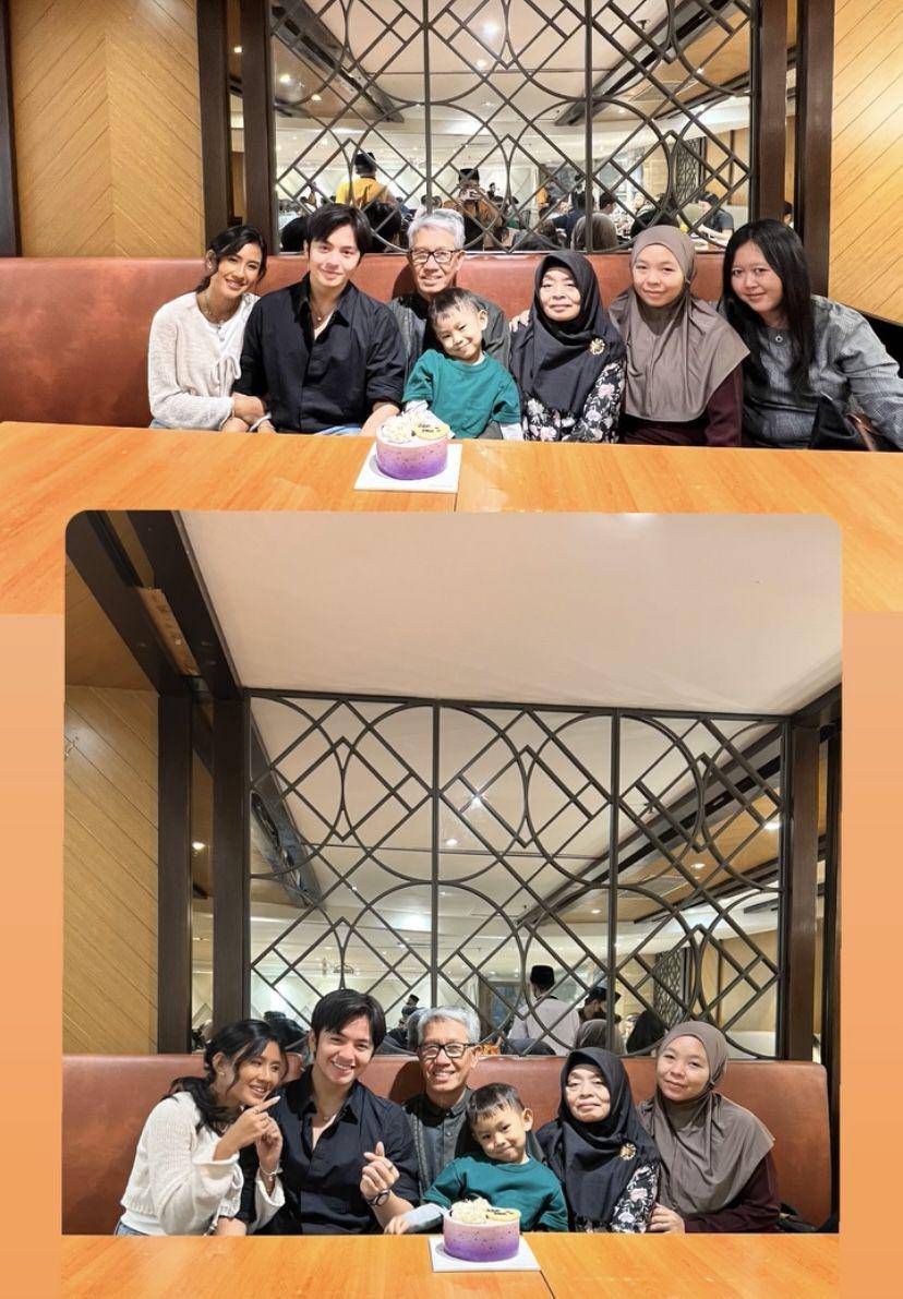 potret Shenina rayakan ulang tahun ayah Angga Yunanda (Instagram.com/dinda_yunarmi)
