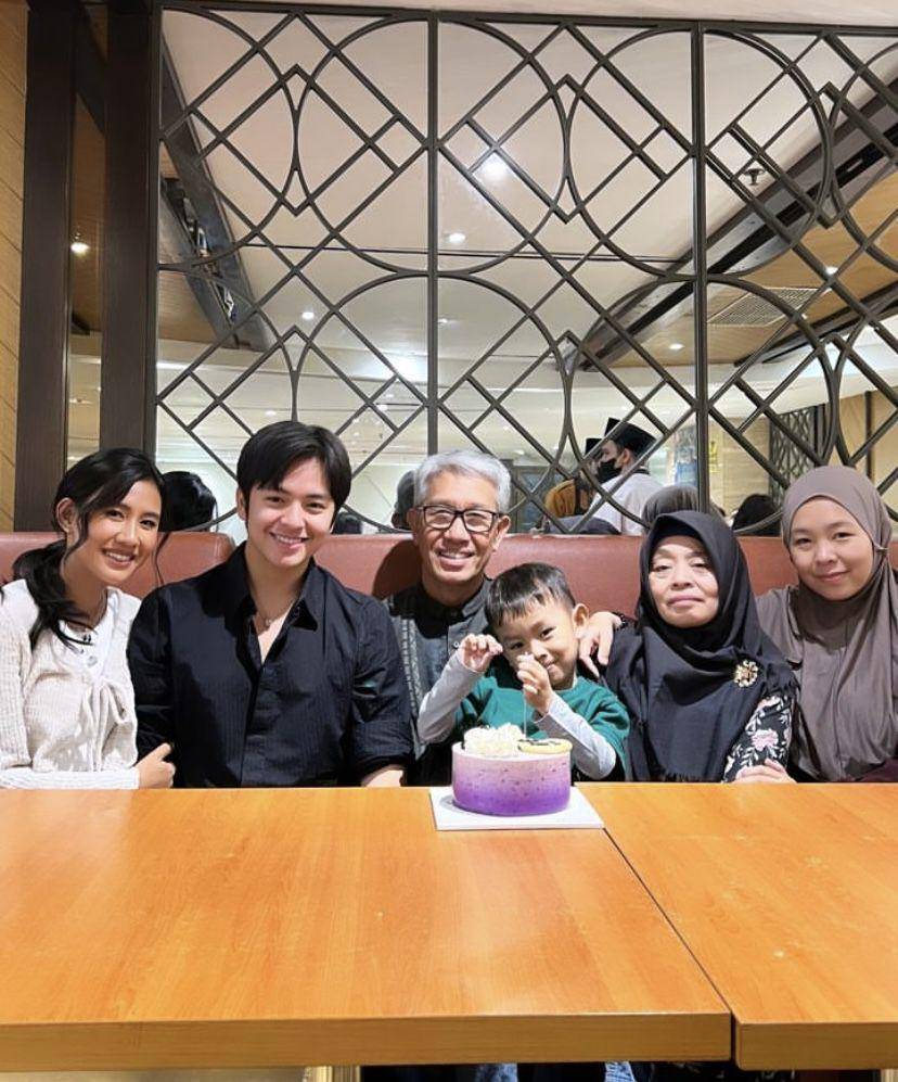 potret Shenina rayakan ulang tahun ayah Angga Yunanda (Instagram.com/angga)