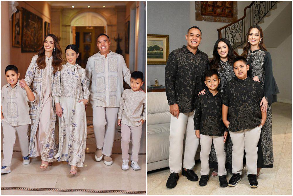 10 Photoshoot Keluarga Nia Ramadhani dalam Balutan Busana Muslim