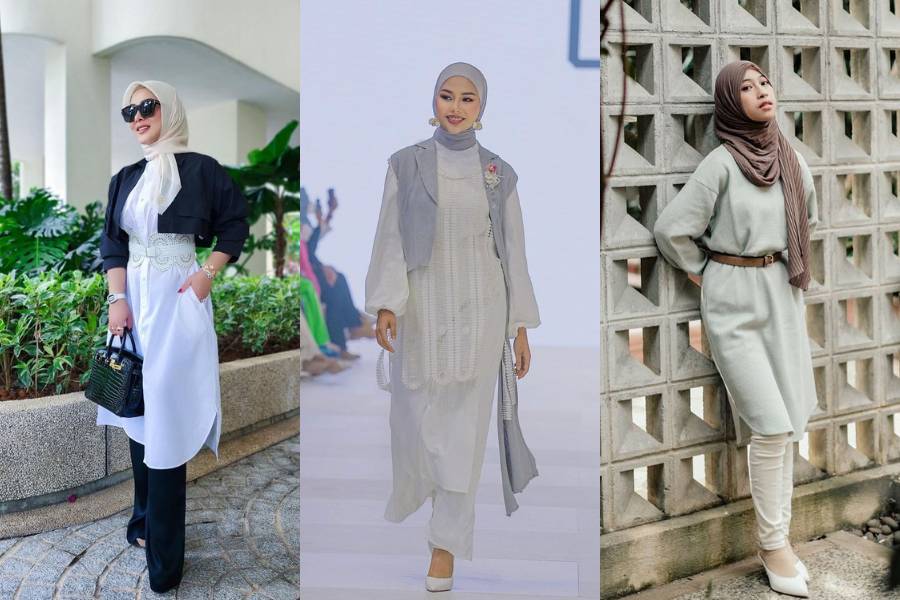 ide padu padan tunik ala artis dan selebgram (instagram.com/princessyahrini | daraarafah | adiba.knza)