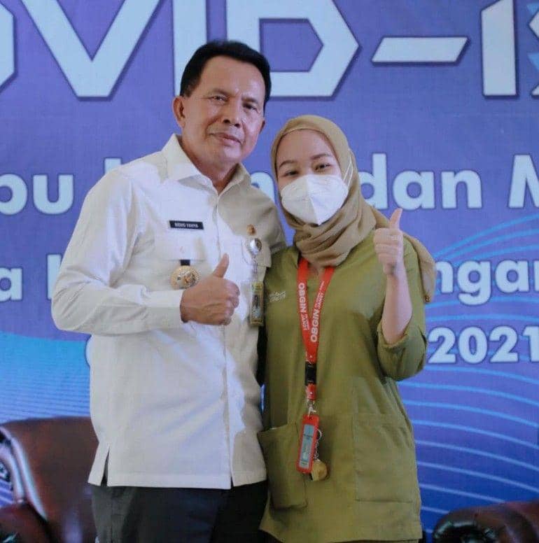 (Mantan Wali Kota Prabumulih Ridho Yahya dan putrinya Murwani Emasrissa Latifah) IDN Times/istimewa