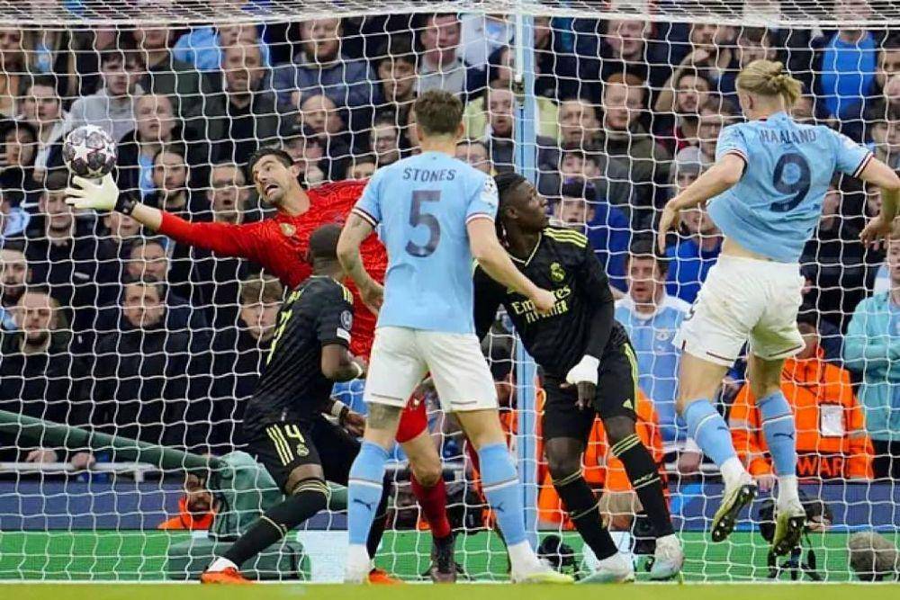 Manchester City vs Real Madrid 2023/2024 di Liga Champions Leg 2 (instagram.com/thibautcourtois)
