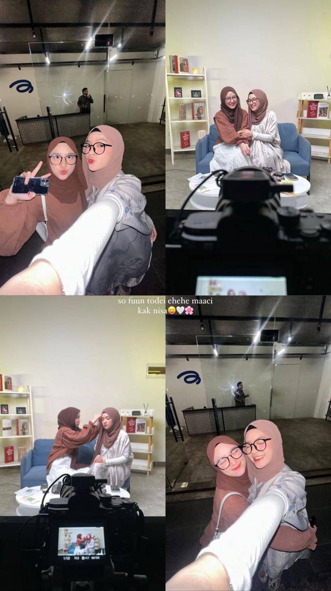 Potret Eca Aura, Nissa Sabyan (Instagram.com/ecaaura)