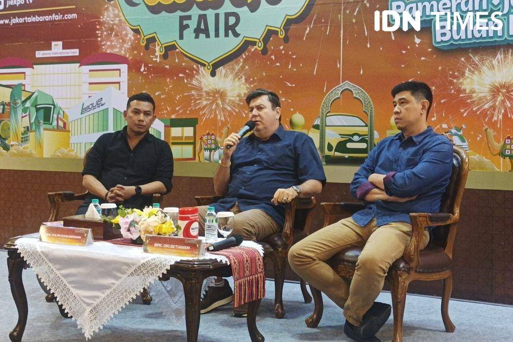 Konpers Jakarta Lebaran Fair di Kemayoran, Rabu (27/3/2024). (IDN Times/Dini Suciatiningrum)