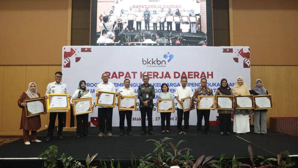 Rakerda Bangga Kencana BKKBN Sulsel di Swiss-Belinn Panakkukang Makassar, Rabu (27/3/2024). Dok. IDN Times/Istimewa