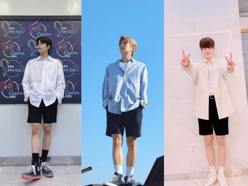 9 Inspirasi OOTD Pakai Kemeja ala Seungmin Stray Kids, Look Stylish!