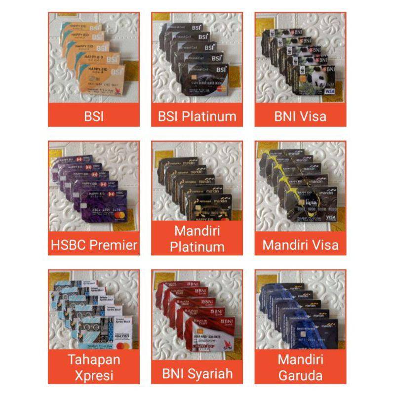 amplop lebaran series ATM (shopee.co.id/HebaZoya)