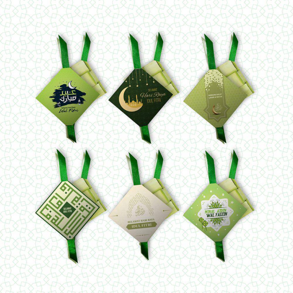 amplop lebaran berbentuk ketupat (shopee.co.id/amplopketupatofficial)