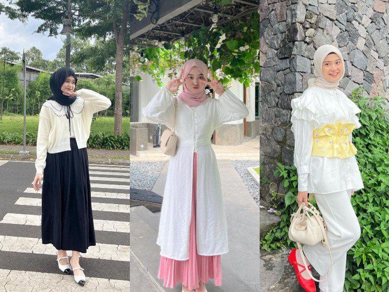 10 OOTD Bukber dengan Dresscode Putih, Elegan dan Stylish!