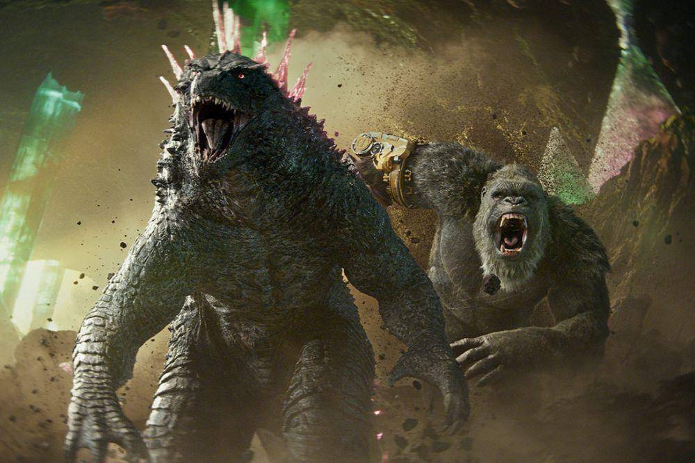 adegan dalam film Godzilla x Kong: The New Empire (dok. Legendary Pictures/Godzilla x Kong: The New Empire)