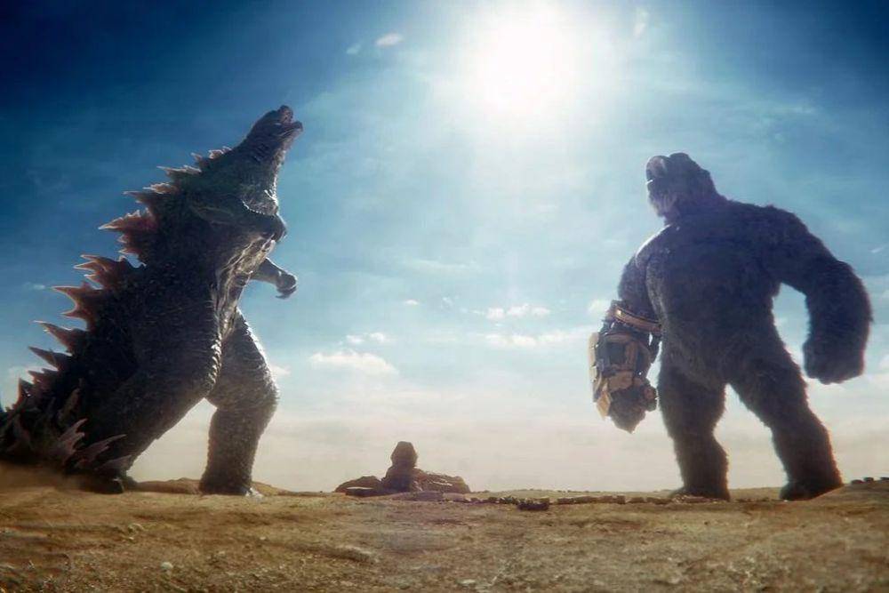 adegan dalam film Godzilla x Kong: The New Empire (dok. Legendary Pictures/Godzilla x Kong: The New Empire)