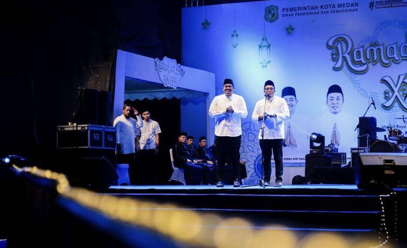 Pemko Medan menggelar malam Nuzulul Quran di Ramadan Fair (Dok. Diskominfo Medan)