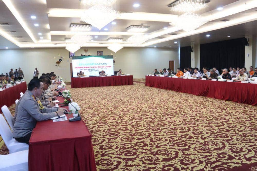 Rapat koordinasi persiapan pengamanan mudik lebaran 2024 di Sumsel (Dok: istimewa)
