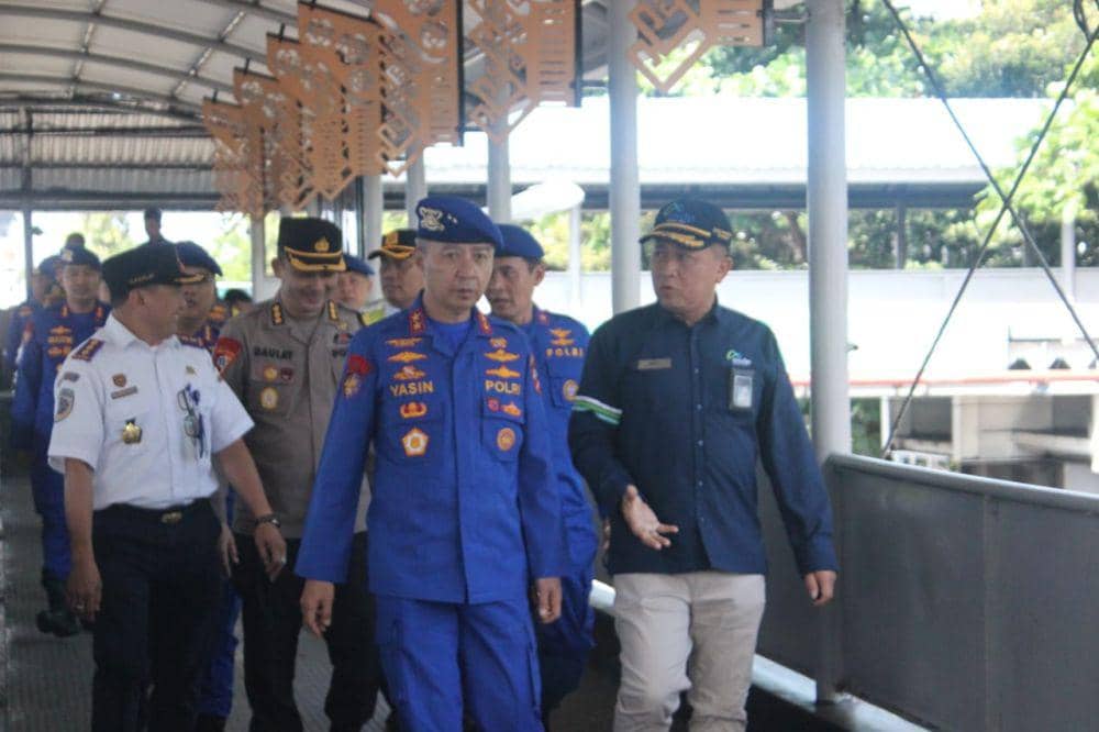 Kakorpolairud Tinjau Kesiapan Mudik Lebaran di Pelabuhan Bakauheni