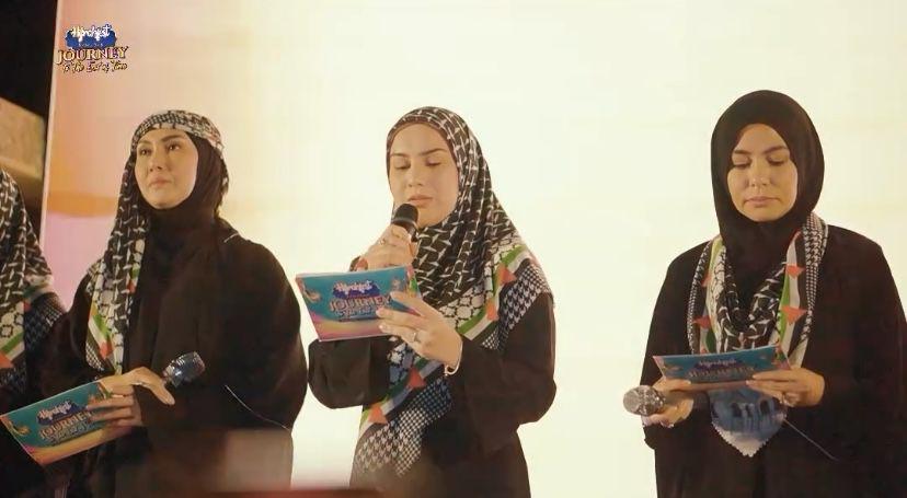 8 Potret Irish Bella hingga Dara Arafah Baca Puisi untuk Palestina