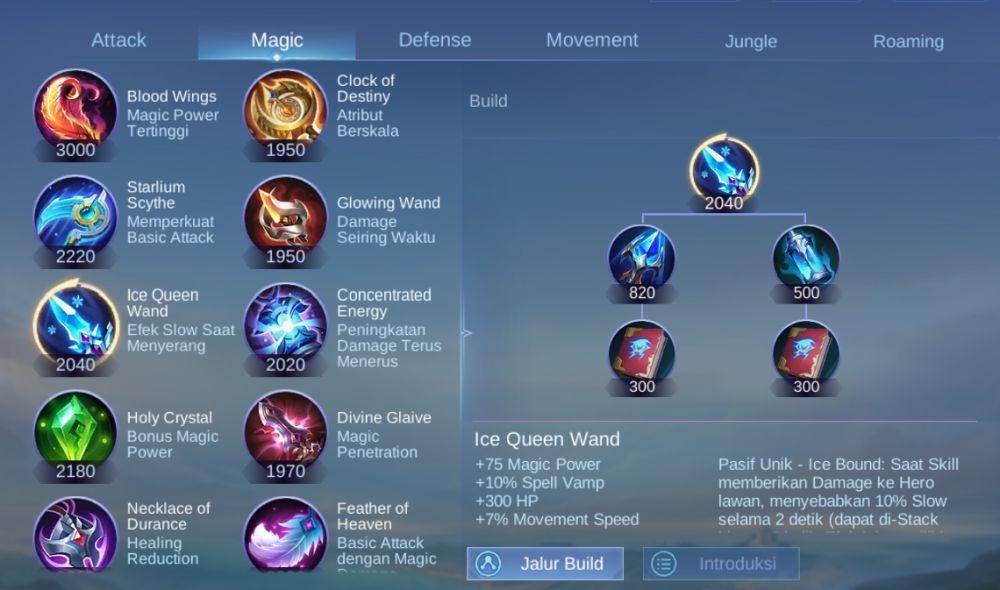 ilustrasi item ice queen wand (dok. Moonton/Mobile Legends: Bang Bang)