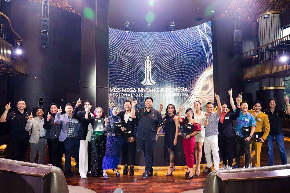 Potret Pertemuan Regional Director Miss Mega Bintang Indonesia 2024 (Instagram.com/yayasanduniamegabintang)