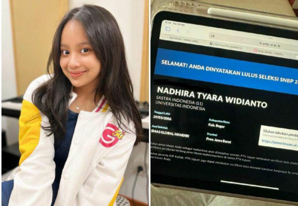 8 Potret Nadhira Tyara, Anak Yovie Widianto yang Lulus SNBP Sastra UI