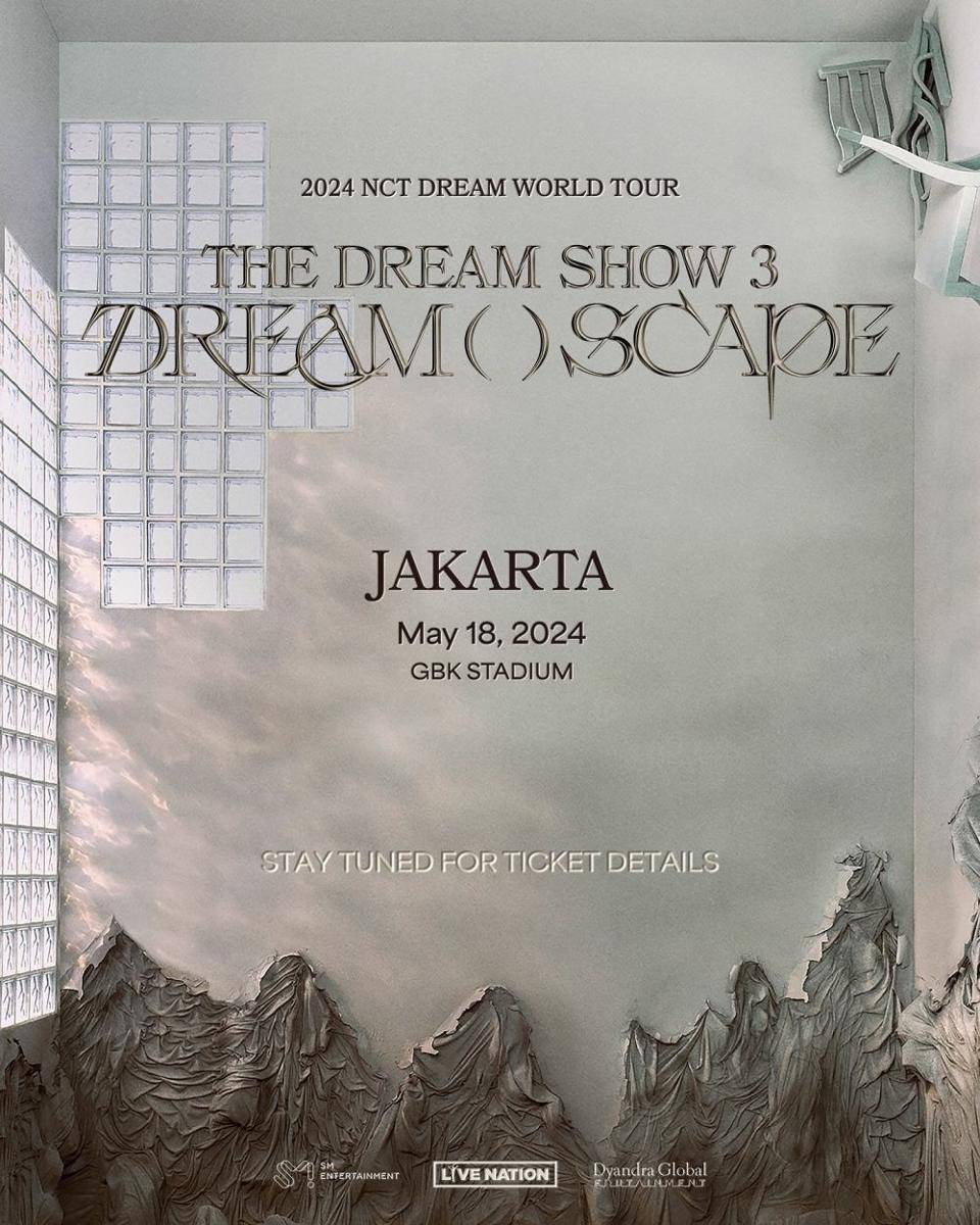 harga tiket konser NCT Dream: The Dream Show 3 di Jakarta (instagram.com/dyandraglobal)