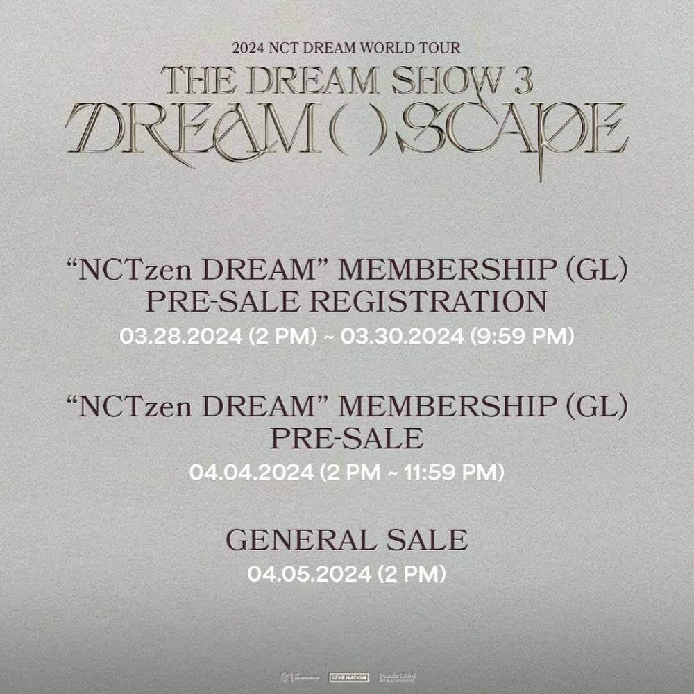 harga tiket konser NCT Dream: The Dream Show 3 di Jakarta (instagram.com/dyandraglobal)