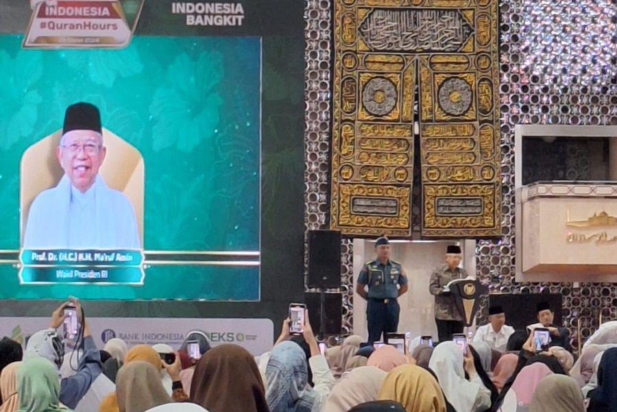 Indonesia Quran Hours, Ma'ruf Amin: Ajak Umat Islam Amalkan Alquran