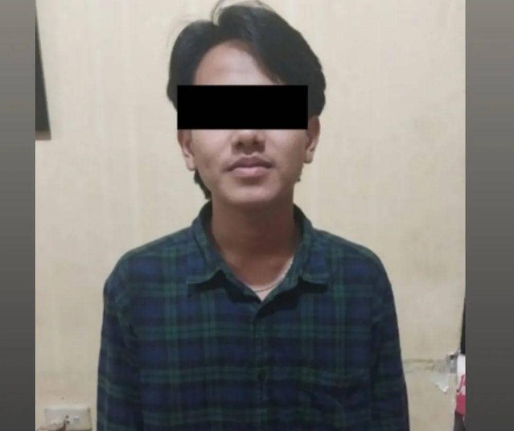 Sosok pelaku RWP, remaja asal Metro sebar video asusila mantan kekasih. (Dok. Polres Metro).