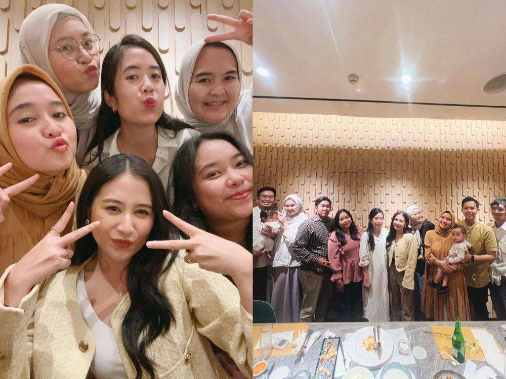 Potret Prilly Latuconsina dan teman SMP (Instagram.com/prillylatuconsina96)
