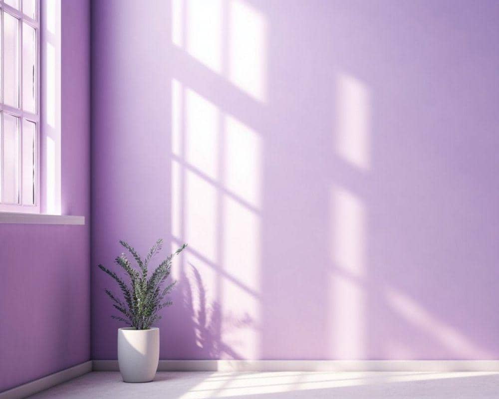 ilustrasi dinding interior berwarna lilac (pixabay.com/victipedia)