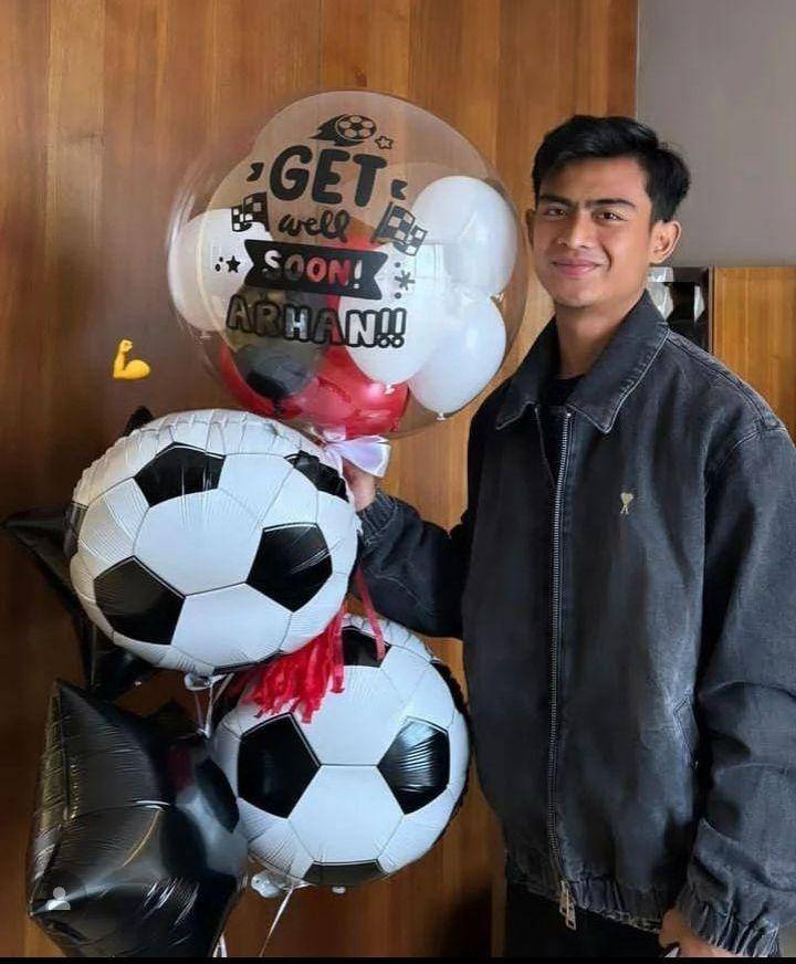 Kondisi Arhan dirawat di RS (Instagram.com/angiestwn)