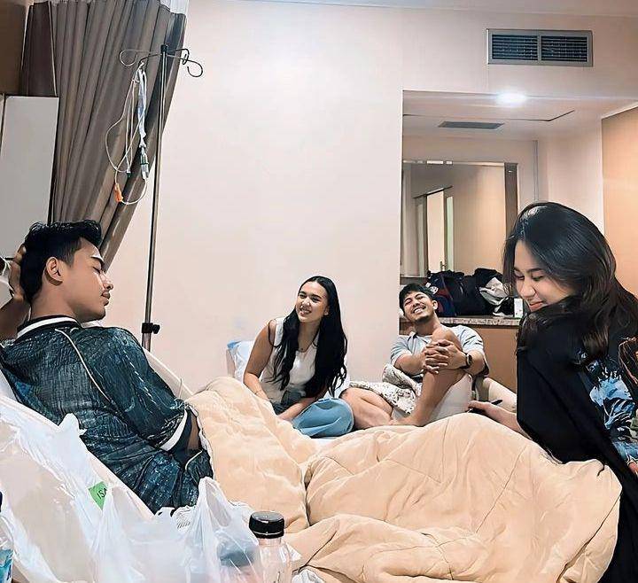 Kondisi Arhan dirawat di RS (Instagram.com/sadam.jpg)