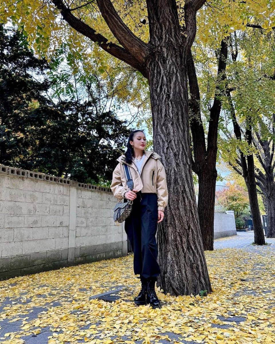 Potret Sandra Dewi liburan ke Korea Selatan (Instagram.com/sandradewi88)