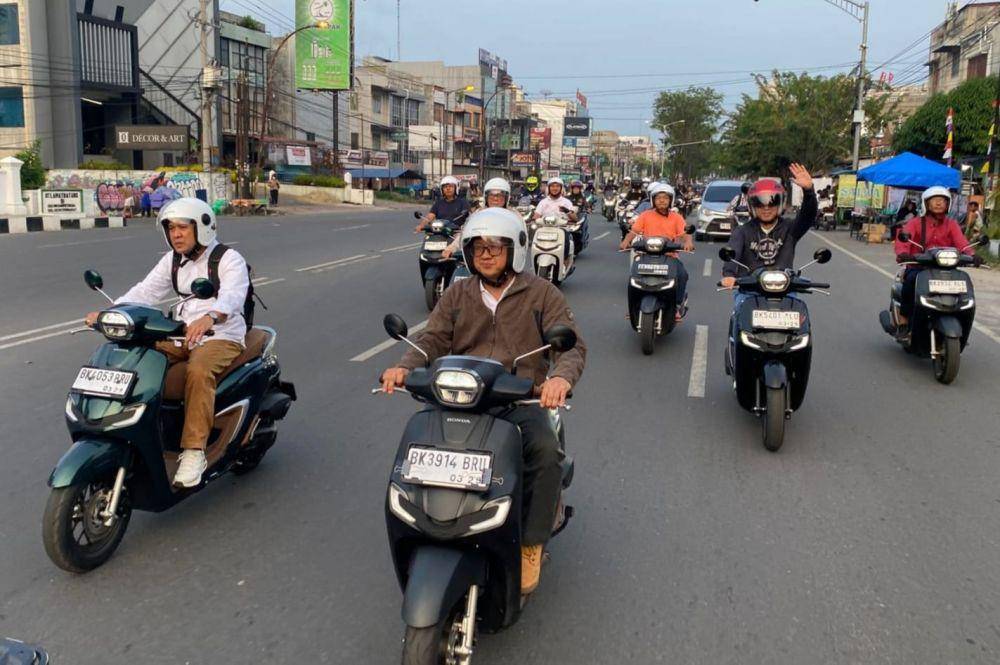 Rolling City naik Honda New Stylo 160 (Dok. IDN Times)
