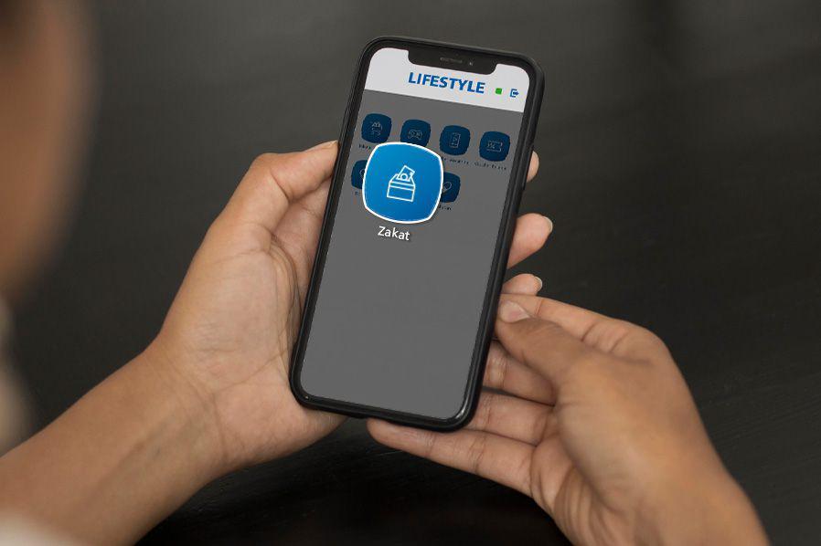 tampilan menu zakat di aplikasi BCA mobile (bca.co.id)