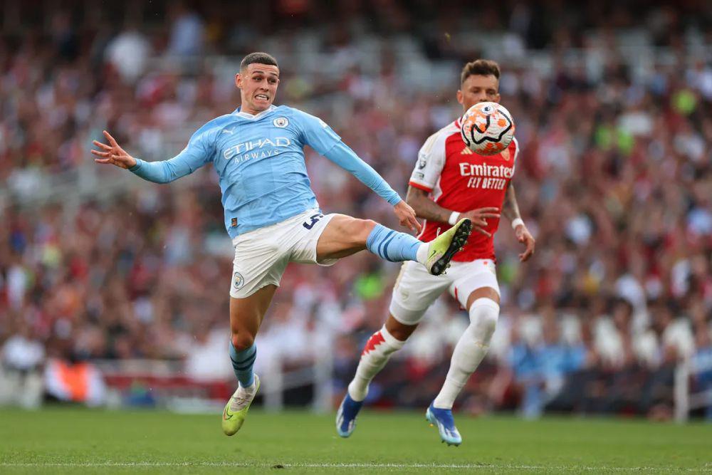 Arsenal melawan Manchester City di Premier League 2023/2024. (premierleague.com)