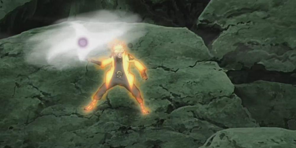 Naruto menggunakan Rasenshuriken (dok. Pierrot/Naruto)