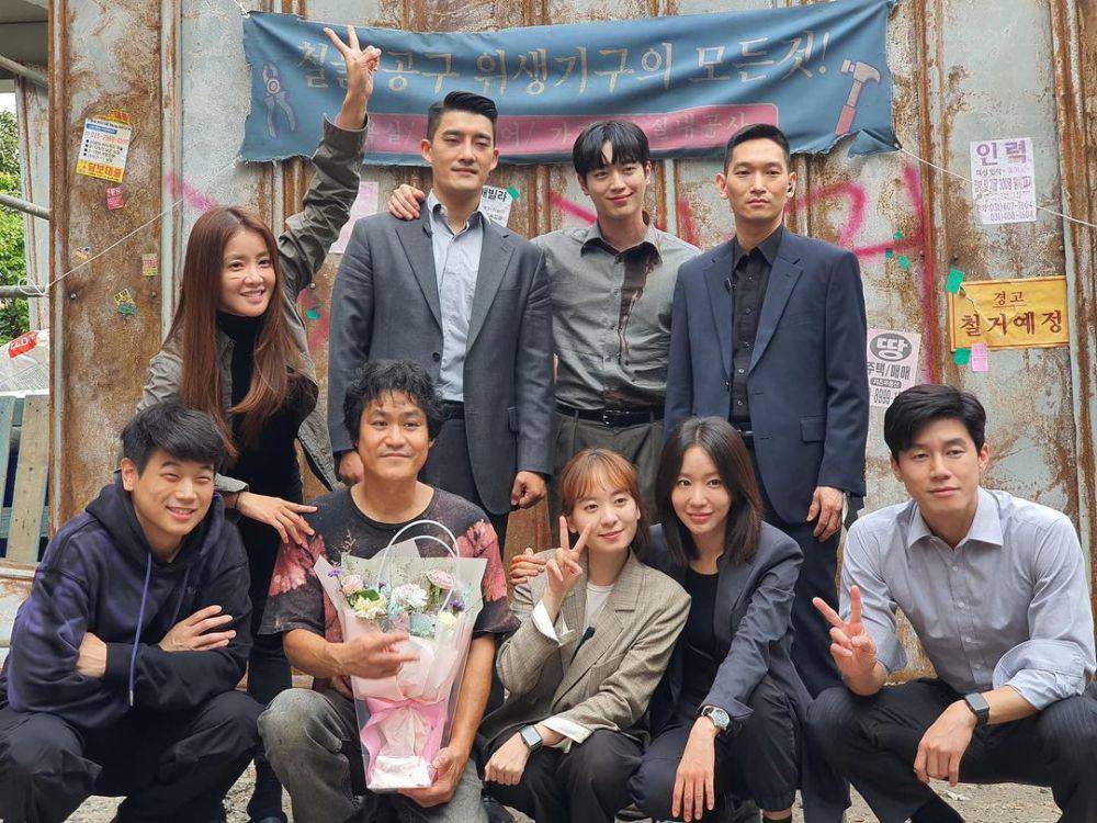 di balik layar drama Grid (instagram.com/sangeun_s)