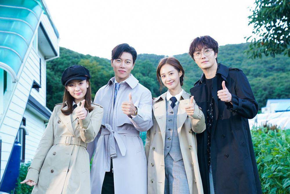 di balik layar drama Good Job (instagram.com/sangeun_s)