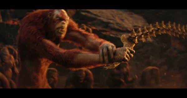 Skar King memakai cambuk ( Dok. Legendary Entertainment / Godzilla x Kong: The New Empire )