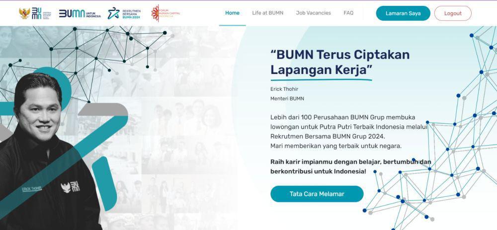 Cara Cek Hasil Seleksi Administrasi Rekrutmen Bersama BUMN 2024