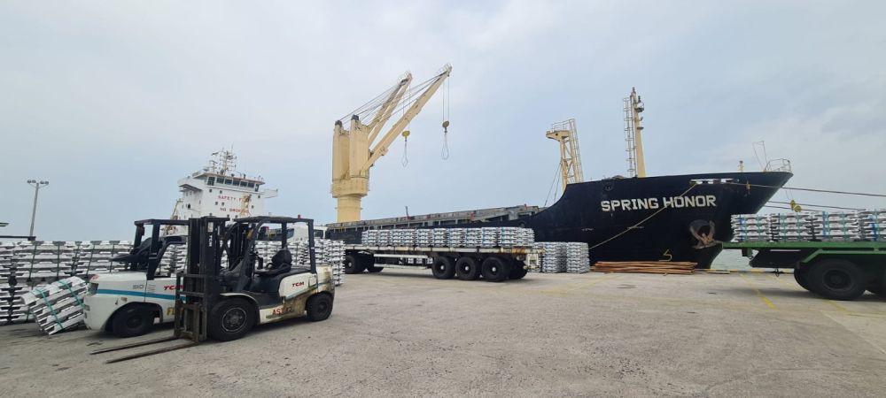 Perdana di 2024, Inalum Ekspor 7 Ribu Metric Ton ke China