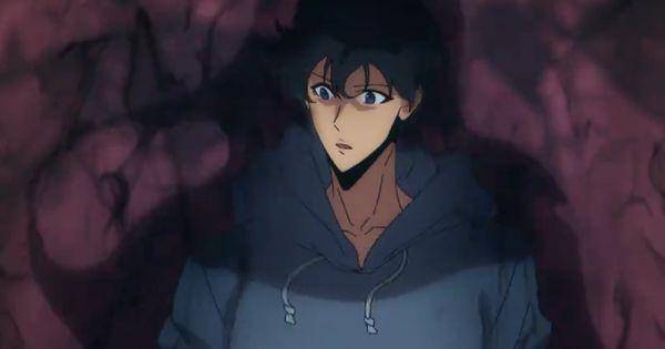 Kekuatan Shadow Monarch merasuk ke tubuh Jin-Woo ( Dok. A-1 Pictures / Solo Leveling )
